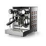 Chrome Copper Rocket Espresso Appartamento TCA Front view at official Rocket dealer FREKKO