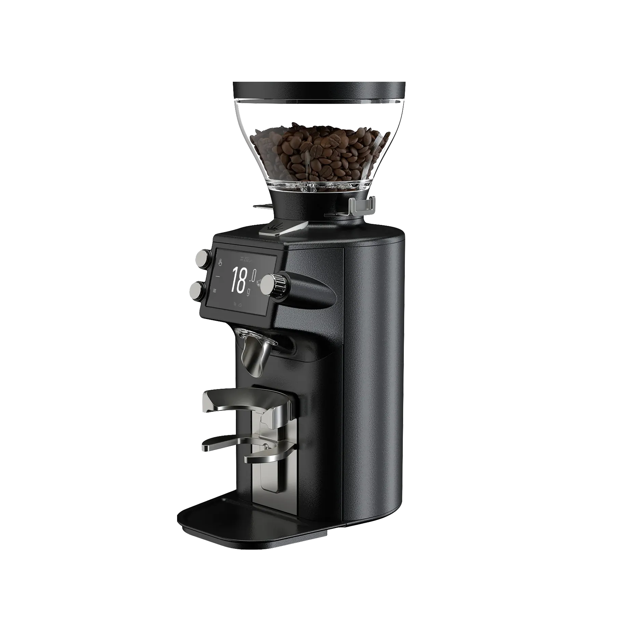 Mahlkönig X64 SD koffiemolen zwart met display aan