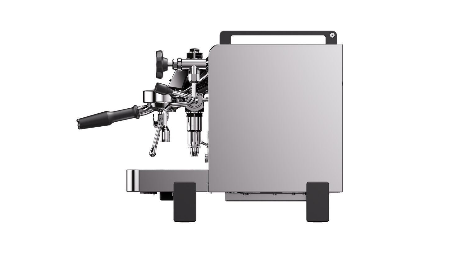 Rocket Espresso R58 Tune Espresso machine Chrome Side view