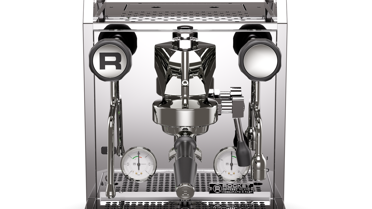 rocket espresso mozzafiato r fast espresso machine manometer white